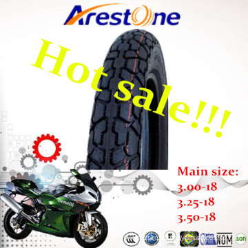 Arestone Popular 3.00-18 Motorcycle Pneus MRF feito na China